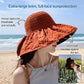✨Cumpărați 2 și primiți o reducere de 110 lei✨ Esențial de vară 🦋 Pălărie de pescuit cu funcție de protecție solară