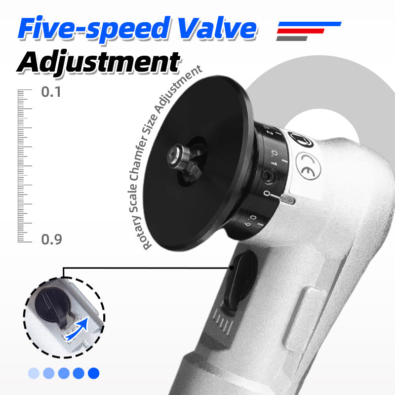 Mașină pneumatică de șanfrenat metale - Necesită sursă de alimentare pneumatică pentru comutarea alimentării, accesorii pneumatice neincluse