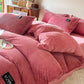 ✨Cadou de încălzire 🎁 Set de lenjerie de pat Premium în culori solide